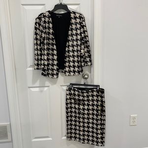 Sequin jacket and skirt set